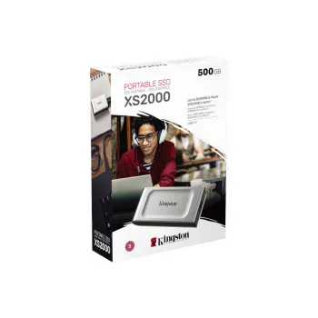 Kingston XS2000 500GB USB 3.2 Gen 2 External SSD