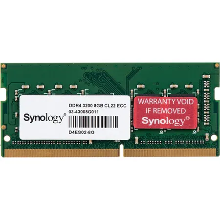 Synology 8GB DDR4 RAM 2666MHz SO-DIMM ECC Unbuffered Memory NAS