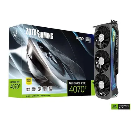 ZOTAC Gaming GeForce RTX 4070 Ti AMP Airo 12GB Nvidia Graphic Card
