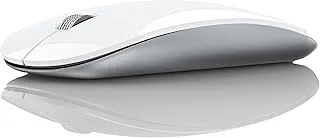 Offbeat - Atom Dual Bluetooth 5.1+5.1 & 2.4Ghz Wireless, Type-C Rechargeable Silent Click Mouse, Triple Device connectivity Windows, Mac, iOS, Android