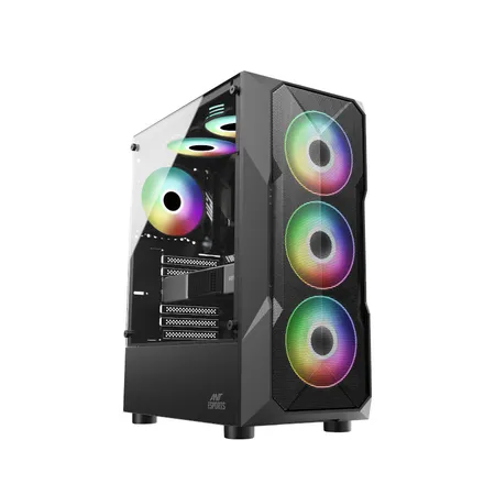 Ant Esports ICE-300 Mesh V2 (ATX) Mid Tower Gaming Cabinet - Black