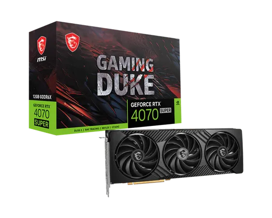 MSI GeForce RTX 4070 Super Duke 3X 12GB Nvidia Graphic Card