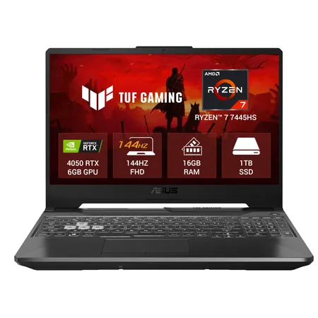 ASUS TUF GAMING A16 FA607NUG-RL189WS [R7-7554HS/16GB/1TB SSD/WIN11 HOME+MSO/16.0"/6GB-RTX4050 GRAPHICS/1 YEAR(S)/GREY]