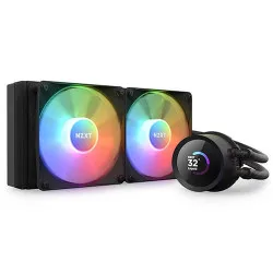 NZXT Kraken 240 RGB 240mm LCD AIO Liquid Cooler Black (RL-KR240-B1)