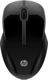 HP 250 Dual Mode Wireless Mouse (2.4GHz Wireless, Bluetooth/Multidevice,1 AA Battery Gives 12 Months Life, Upto 1600 DPI Wireless Optical Mouse) Matte Black