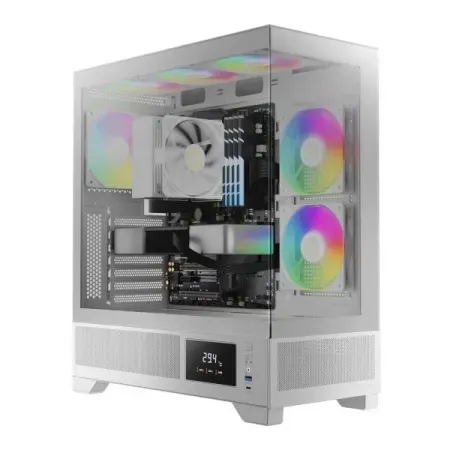 GAMDIAS Atlas M1 ATX ARGB Mid Tower Cabinet ( White )