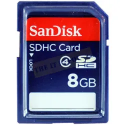 Sandisk 8GB Standard SDHC Card (SDSDB-008G-B35)