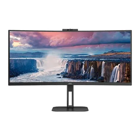 AOC CU34V5CWBK 34 Inch Curved Webcam Monitor