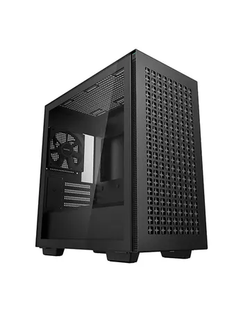 DeepCool CH370 WH (M-ATX) Mini Tower Cabinet With Tempered Glass Side Panel (White)