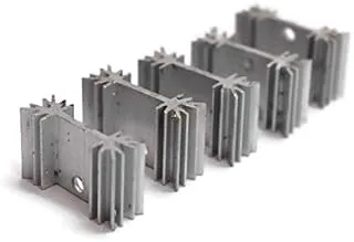 Electronic Spices Aluminum Heatsink for Ic or Mosfet or Transistor or Scr Pack of 10pcs