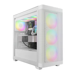GAMDIAS Athena M3 ARGB E-ATX White Mid Tower Case