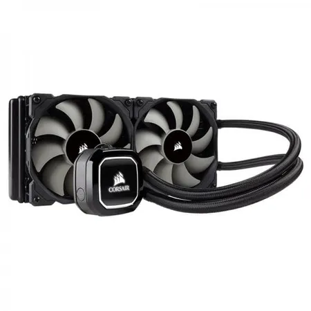 CORSAIR H100x 240mm CPU Liquid Cooler (Black)