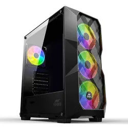ANT ESPORTS ICE-300 Mesh ATX Mid Tower Cabinet (Black)