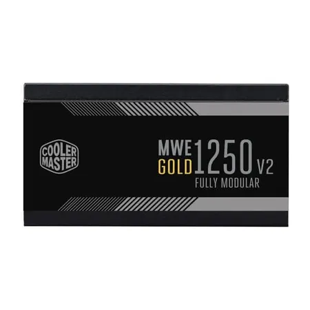 Cooler Master MWE 1250 Watt V2 80 Plus Gold Power Supply Black
