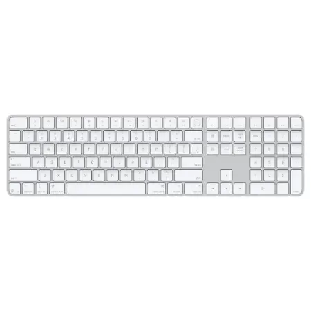 Apple Magic Keyboard with Touch ID and Numeric Keypad for Mac models with Apple silicon (USB‑C) – US English – White Keys