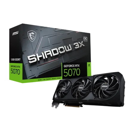 MSI RTX 5070 Shadow 2X OC 12GB GDDR7 Graphics Card (G5070-12S2C)