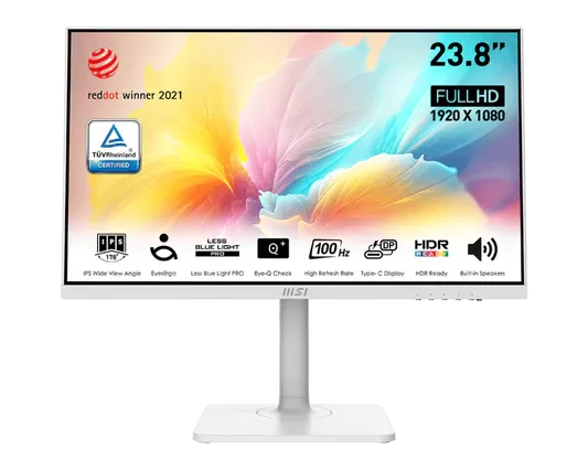 MSI Modern MD2412PW 24"FHD 4ms 100Hz IPS Built-in Speakers Office Monitor