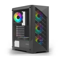 Ant Esports ICE 270M 6F Mid Tower Gaming Cabinet - Black