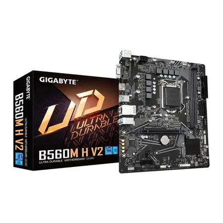 GIGABYTE B560M H V2 Intel B560 LGA 1200 Micro-ATX Motherboard