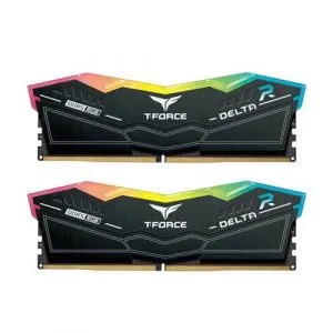 TeamGroup T-Force Delta RGB 64GB (32GBx2) DDR5 5200MHz CL40 Desktop RAM (Black)