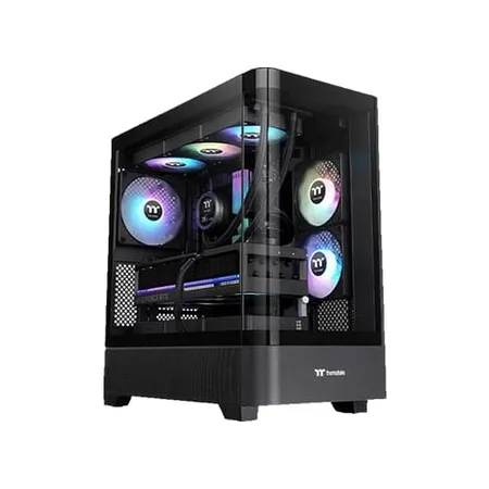Thermaltake View 290 TG ARGB ATX Mid Tower Computer Case with Curved Tempered Glass