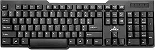 ProDot Choice USB Wired Keyboard I Plug & Play Technology I 104 Keys I 10M Key Life I 1.2m Cable I Rupee Key I Spill Resistant Design I Compatible with Windows, iOS, Linux I 1 Year Warranty