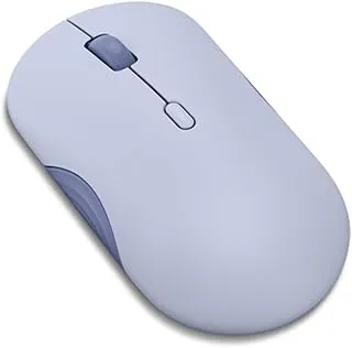 Lenovo 350 Bluetooth Silent Mouse, Dual Device Connectivity via Bluetooth 5.3, Upto 5million Button Clicks, 2400 DPI, IR Optical Sensor, Advnaced Dynamic Scroll, 36 Month Battery Life, Meta Grape