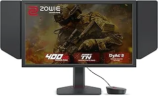 BenQ Zowie XL2566X+ | 24.1 | Fast TN 400Hz Gaming Monitor for Esports | Motion Clarity DyAc2 | 1080p | XL Setting to Share | Shielding Hood | New Industrial Grade Ball Bearing Height Adjustment