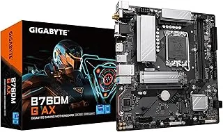 Gigabyte B760M G AX (Intel LGA 1700/DDR5/PCIe 3/SATA 6 Gb/s/M ATX) Gaming Motherboard