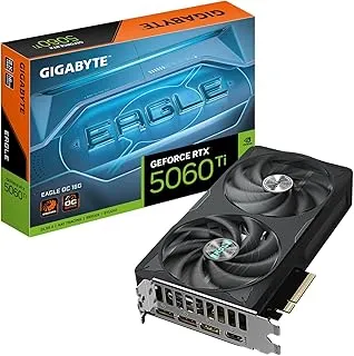 GIGABYTE GeForce RTX 5060 Ti Eagle OC 16G Graphics Card, 16GB 128-bit GDDR7, PCIe 5.0, WINDFORCE Cooling System, GV-N506TEAGLE OC-16GD Video Card