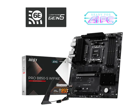 MSI PRO B850-S WIFI6E Motherboards