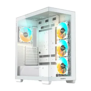 Gigabyte C500 Panoramic Stealth Ice Mid Tower ATX Cabinet (GB-C500PI ST)