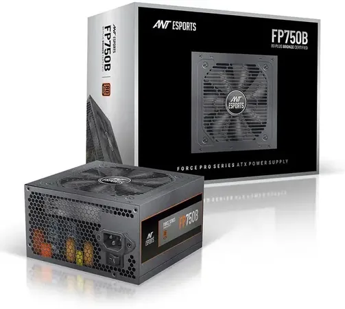 Ant Esports FP750B 750 Watt 750 Watts Computer PSU with 6 SATA Cables