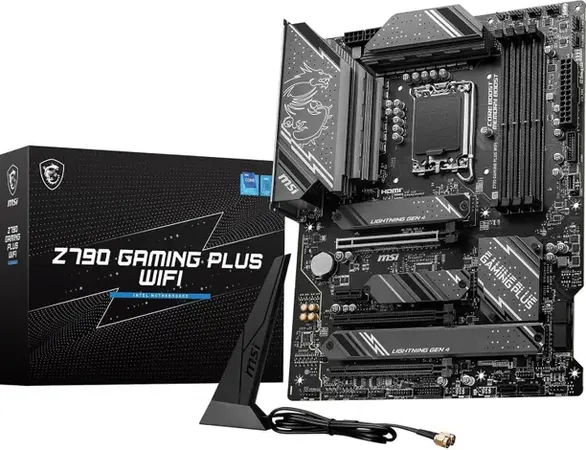 MSI Z790 GAMING PLUS WIFI LGA 1700Socket ATX Intel Z790 Chipset DDR5 Motherboard for Desktop