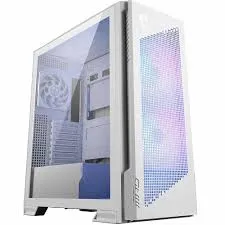MSI MPG Velox 300R Airflow PZ Mid Tower Gaming PC Case - White