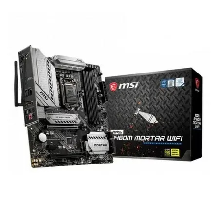 MSI MAG B860M Mortar WiFi DDR5 Intel LGA 1851 M-ATX WiFi 7 PCIe 5.0 Gaming Motherboard