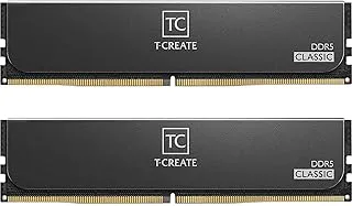 TEAMGROUP T-Create Classic 10L DDR5 32GB Kit (2 x 16GB) 5600MHz (PC5-44800) CL46 Desktop Memory Module Ram, Supports Both Intel & AMD - CTCCD532G5600HC46DC01