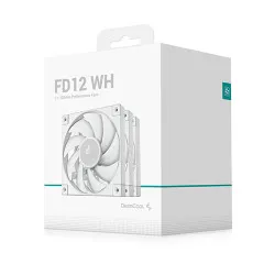 Deepcool FD12 ARGB WH-3 IN 1 120mm Triple Fan Kit White (R-FD12-WHAPN3-G)