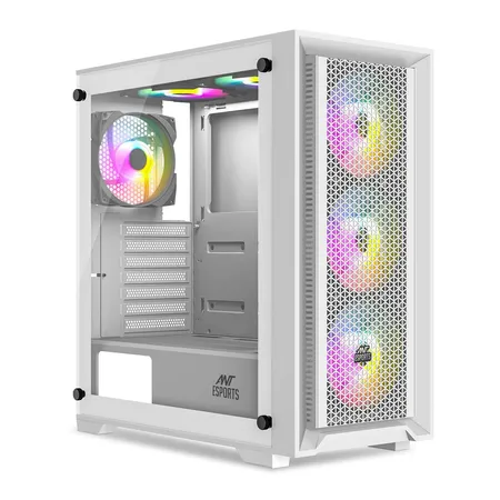 Ant Esports SX7 Mid-Tower Gaming Cabinet White