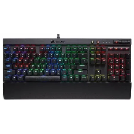 CORSAIR K70 LUX Full Size Mechanical Wired Gaming Keyboard ( Black ) ( Cherry MX Silent Switch ) ( CH-9101013-NA )