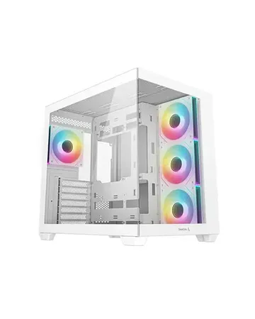DEEPCOOL CG530 4F WHITE ARGB ATX MID TOWER CASE