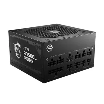 MSI MAG A750GL PCIE5 750W 80 Plus Gold SMPS Fully Modular ATX 3.0 Power Supply Unit - Black