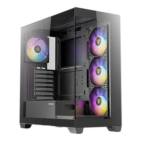 Antec CX300 ARGB Mid Tower Gaming Cabinet Black with 4 x 120MM ARGB Pre-Installed Fans