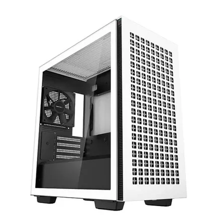DEEPCOOL CH370 White MATX Mini Tower Cabinet (White)