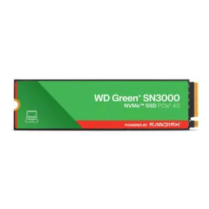 Western Digital WD Green SN3000 2TB Gen 4 NVMe Internal SSD with Speed up to 5000MB/s & 3 Years Warranty