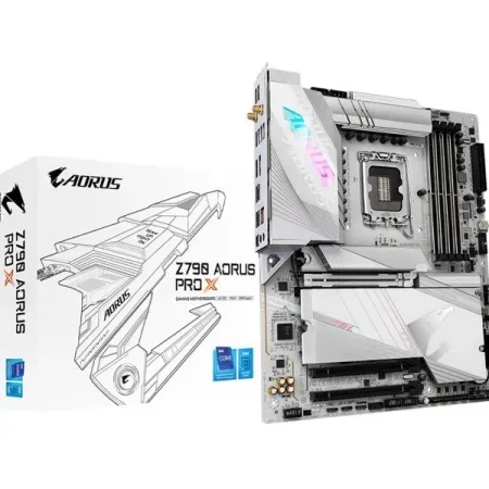 Gigabyte Z790 Aorus Pro X Intel Lga 1700 Atx Motherboard (Black) Supports Intel 12th, 13th & 14th Gen Processors