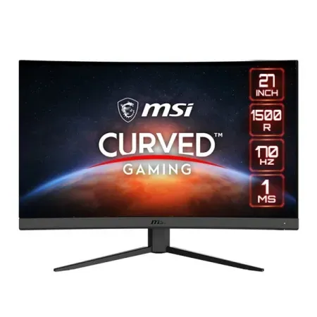 MSI Optix G27CQ4 27 Inch 2K 165Hz VA Panel 115% SRGB 1ms AMD Free Sync Gaming Monitor