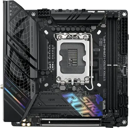 ASUS ROG STRIX B760-I GAMING WIFI Intel® B760 Chipset DDR5 LGA 1700Socket Mini-ITX Intel B760 Chipset DDR5 Motherboard for Desktop