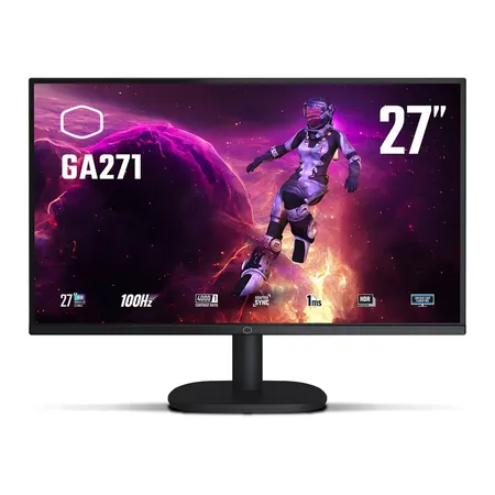 Cooler Master GA271 27 Inch QHD 100Hz VA Panel 95% SRGB 1MS Adaptive Free Sync VA Gaming Monitor