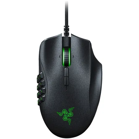 RAZER NAGA Trinity Wired Ergonomic Gaming Mouse ( RZ01-02410100-R3M1 ) ( 16000DPI / 19 Macro Button ) ( Black )